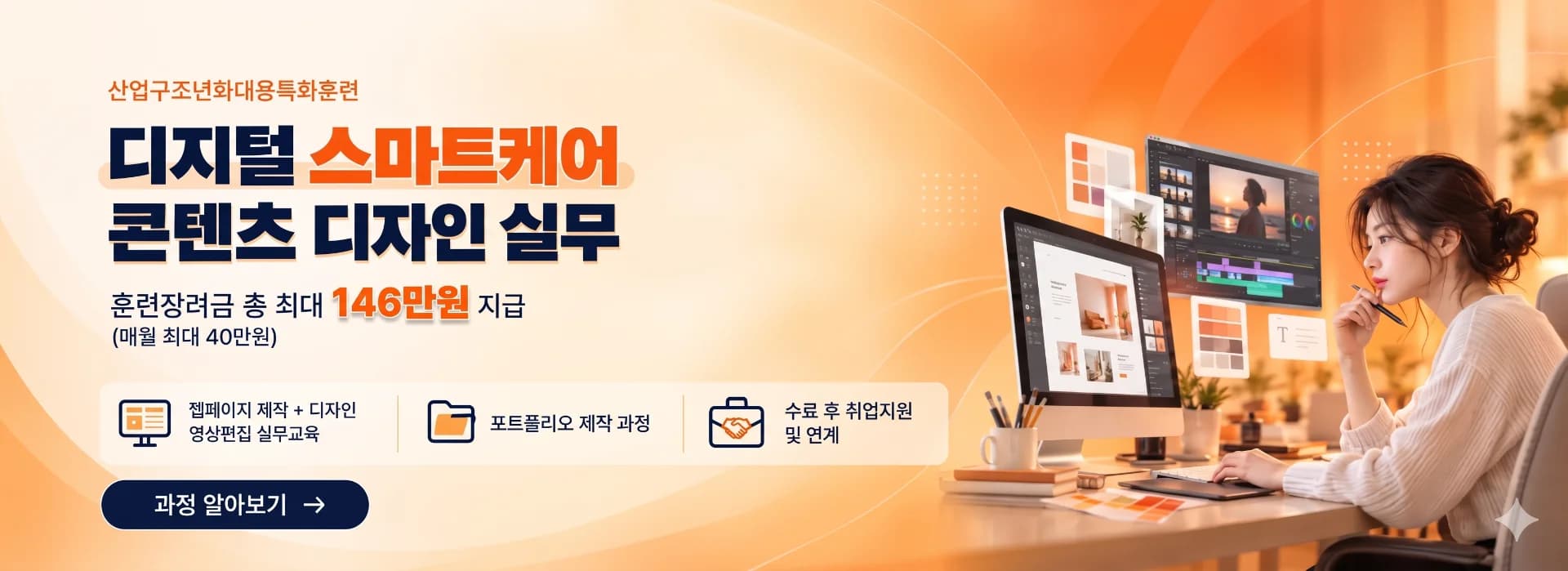 디지털 스마트케어 & 영상 콘텐츠 모션그래픽