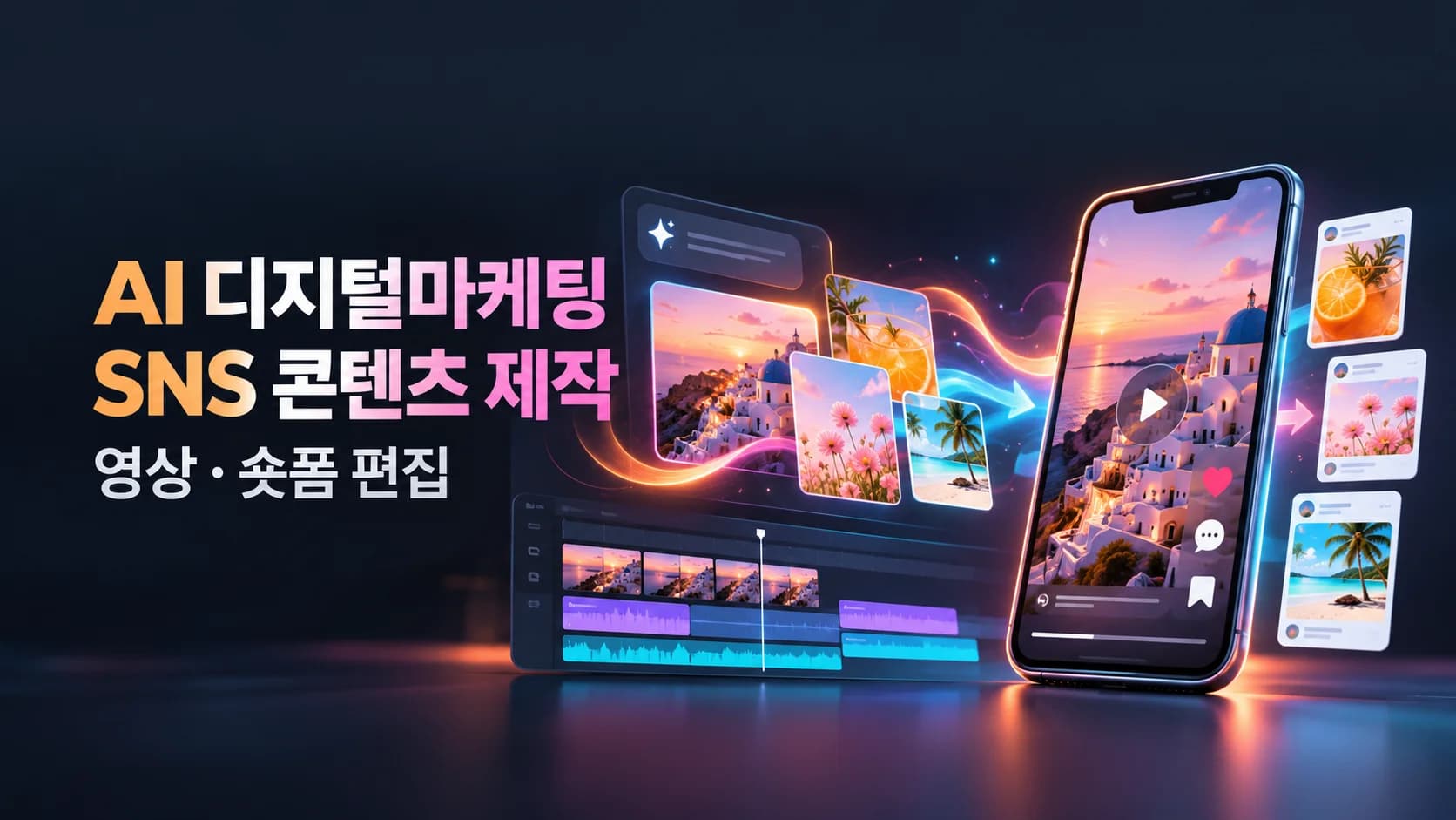 [AI융복합과정] AI 디지털마케팅 SNS콘텐츠 제작 (영상편집·유튜브·인스타그램)